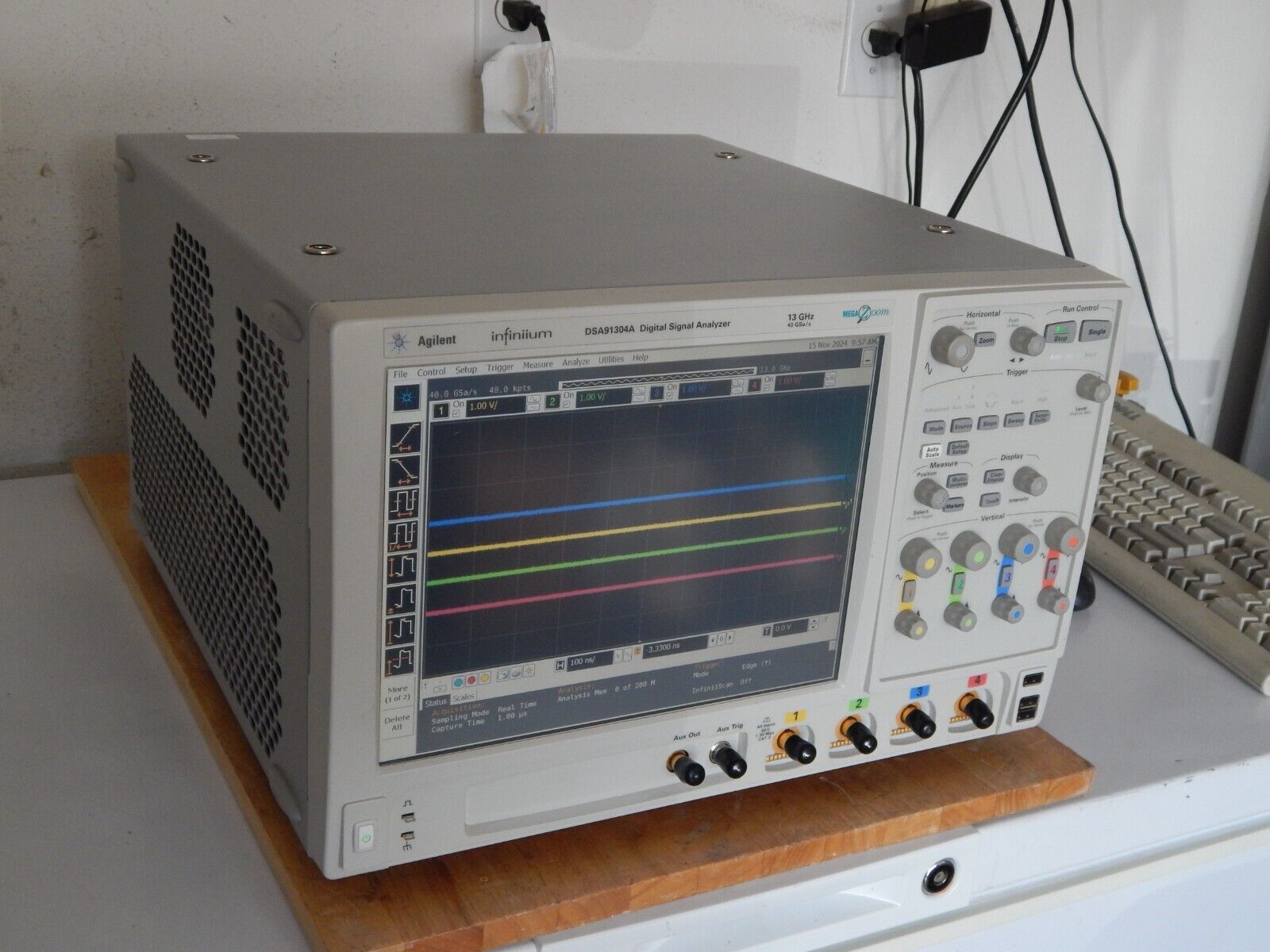 Agilent Infiniium DSA91304A Oscilloscope 13Ghz 40Gs/s MY47481419 Agilent Infiniium DSA91304A Oscilloscope 13Ghz 40Gs/s MY47481419
